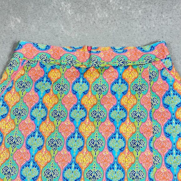 Peter Millar Skirt Womens Size 12 Multicolor Floral Print Golf Tennis Stretch - Picture 2 of 11